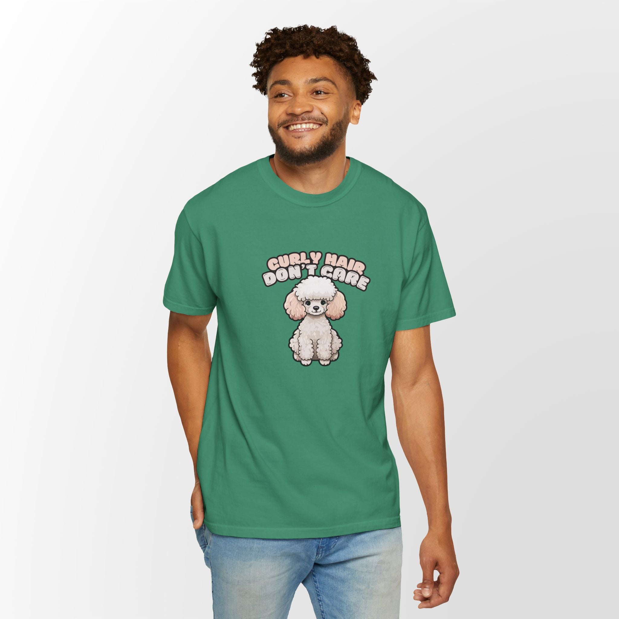 Curly Hair Don’t Care – Poodle Signature Shirt - FTLD