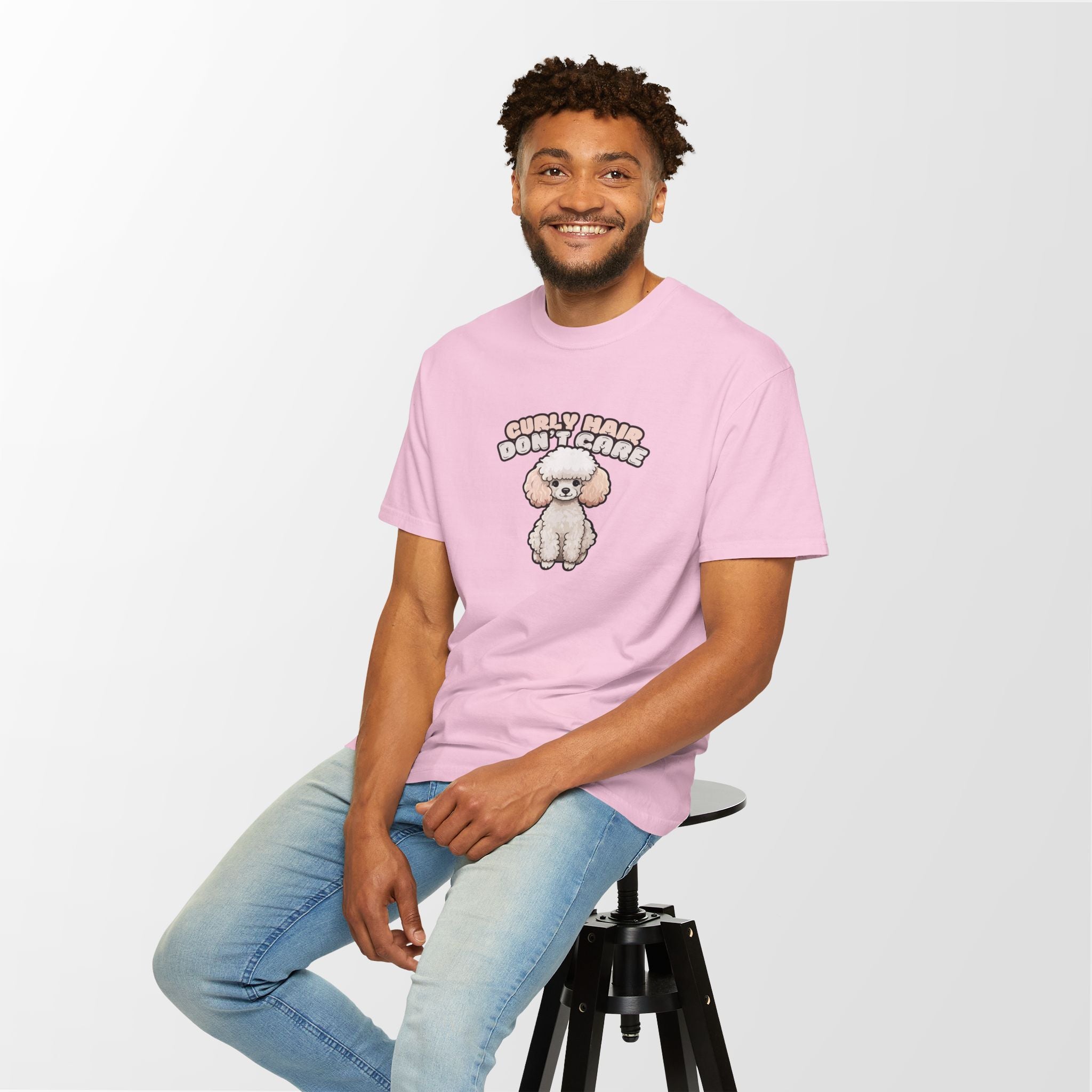Curly Hair Don’t Care – Poodle Signature Shirt - FTLD