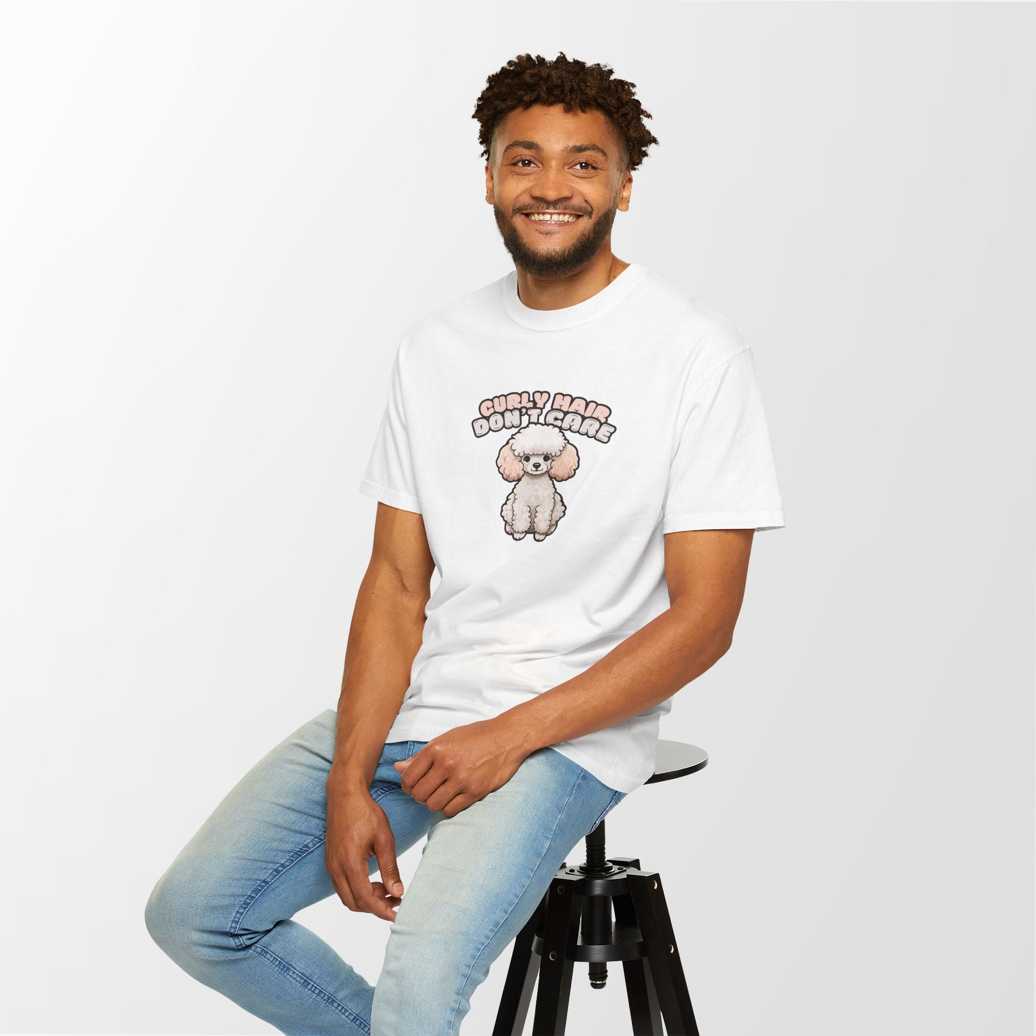 Curly Hair Don’t Care – Poodle Signature Shirt - FTLD