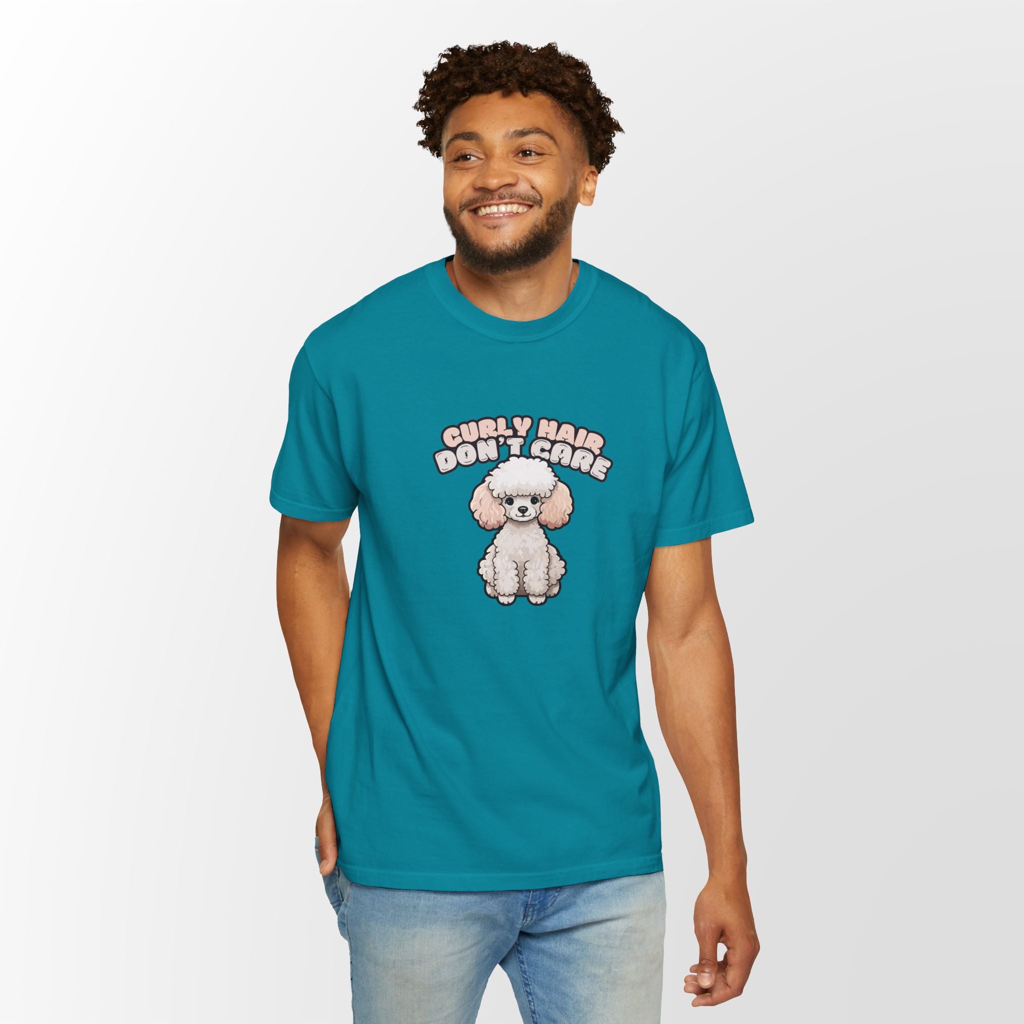 Curly Hair Don’t Care – Poodle Signature Shirt - FTLD