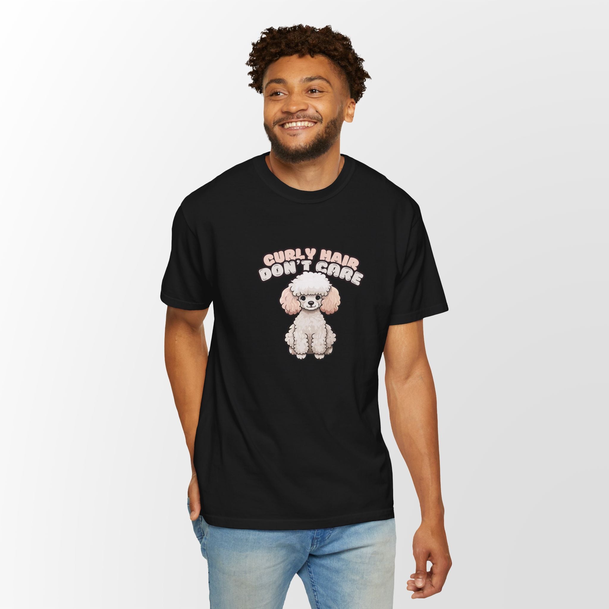 Curly Hair Don’t Care – Poodle Signature Shirt - FTLD