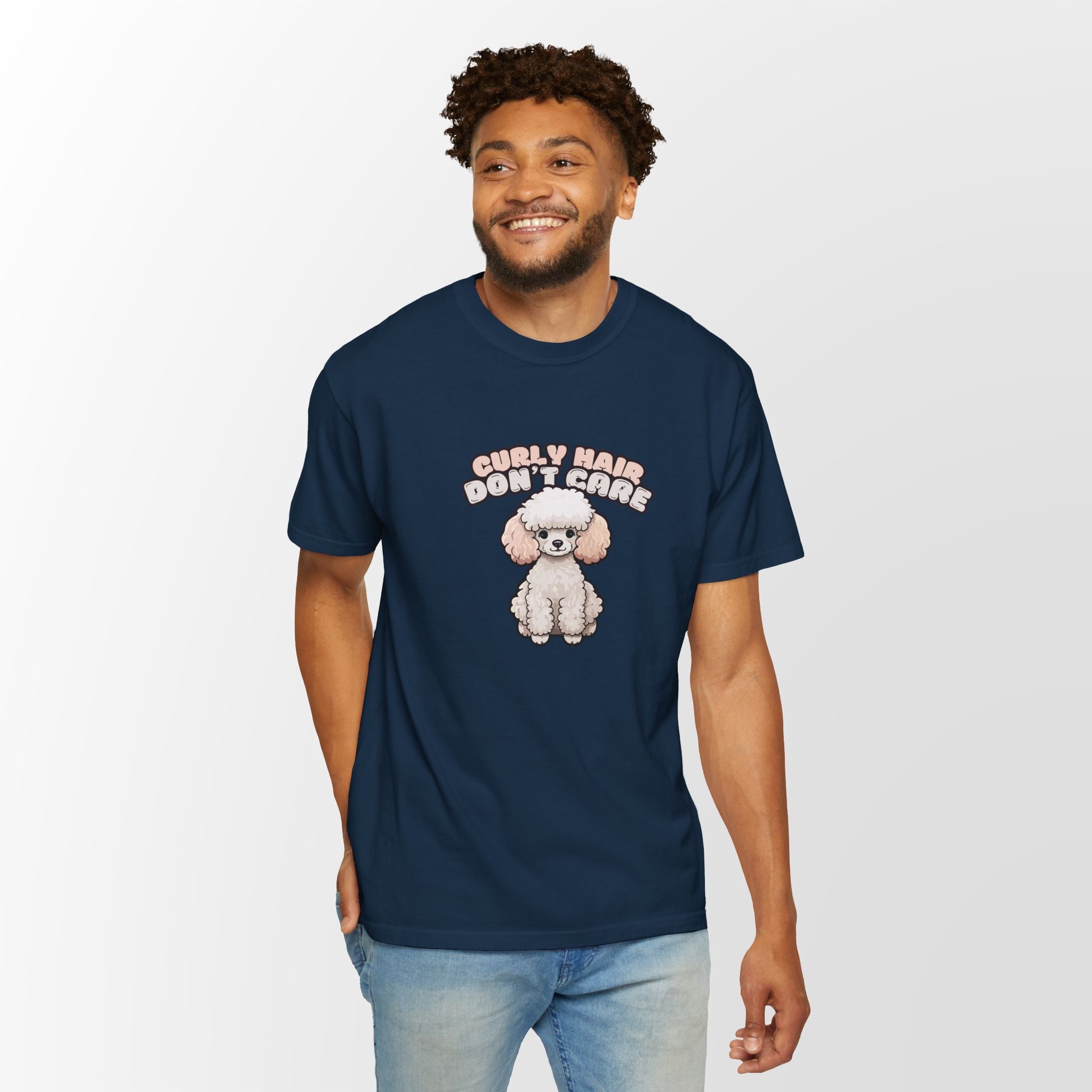Curly Hair Don’t Care – Poodle Signature Shirt - FTLD