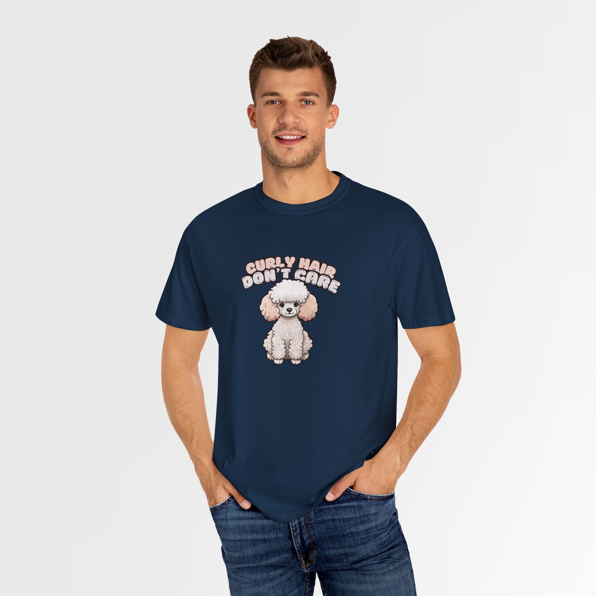 Curly Hair Don’t Care – Poodle Signature Shirt - FTLD
