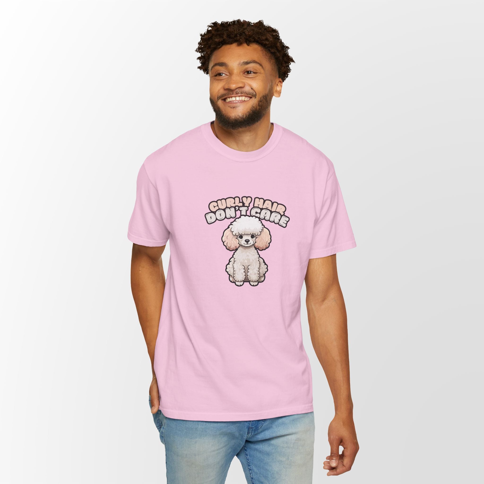 Curly Hair Don’t Care – Poodle Signature Shirt - FTLD