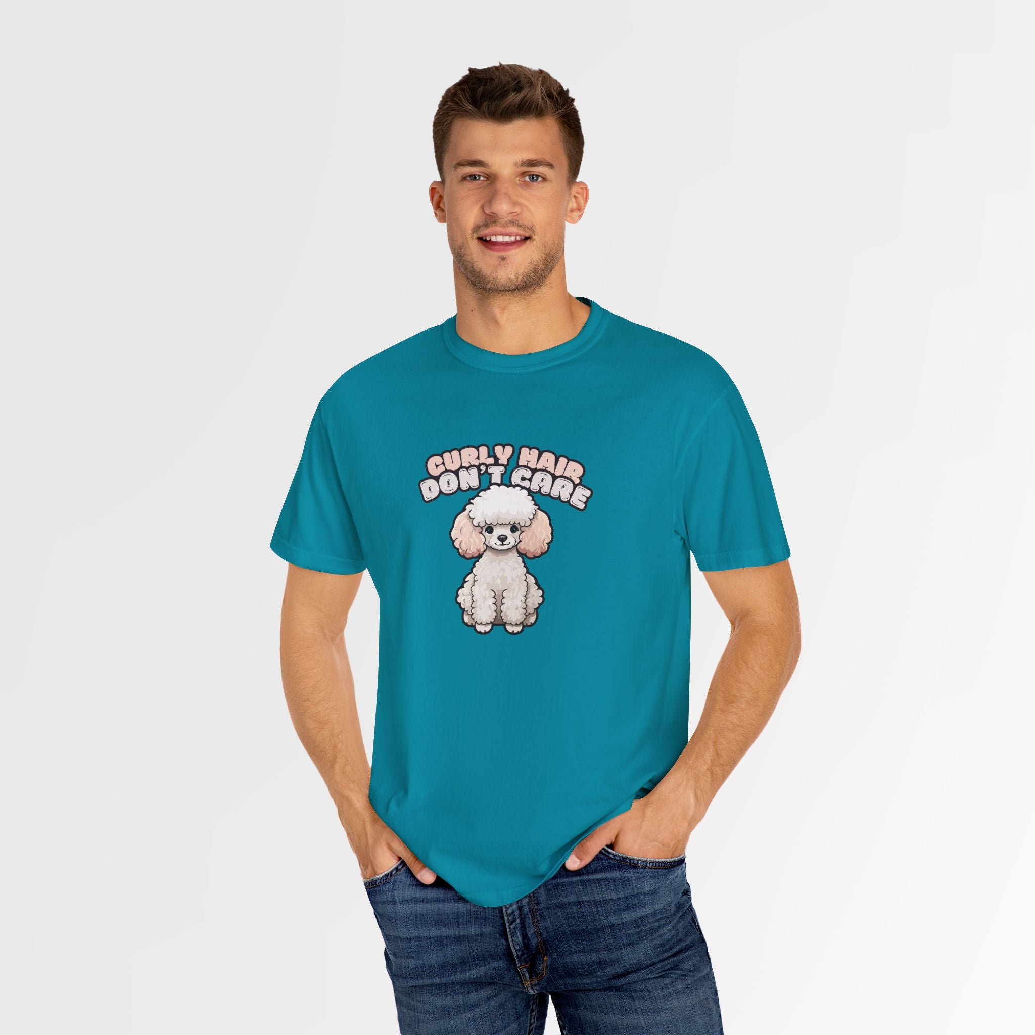 Curly Hair Don’t Care – Poodle Signature Shirt - FTLD