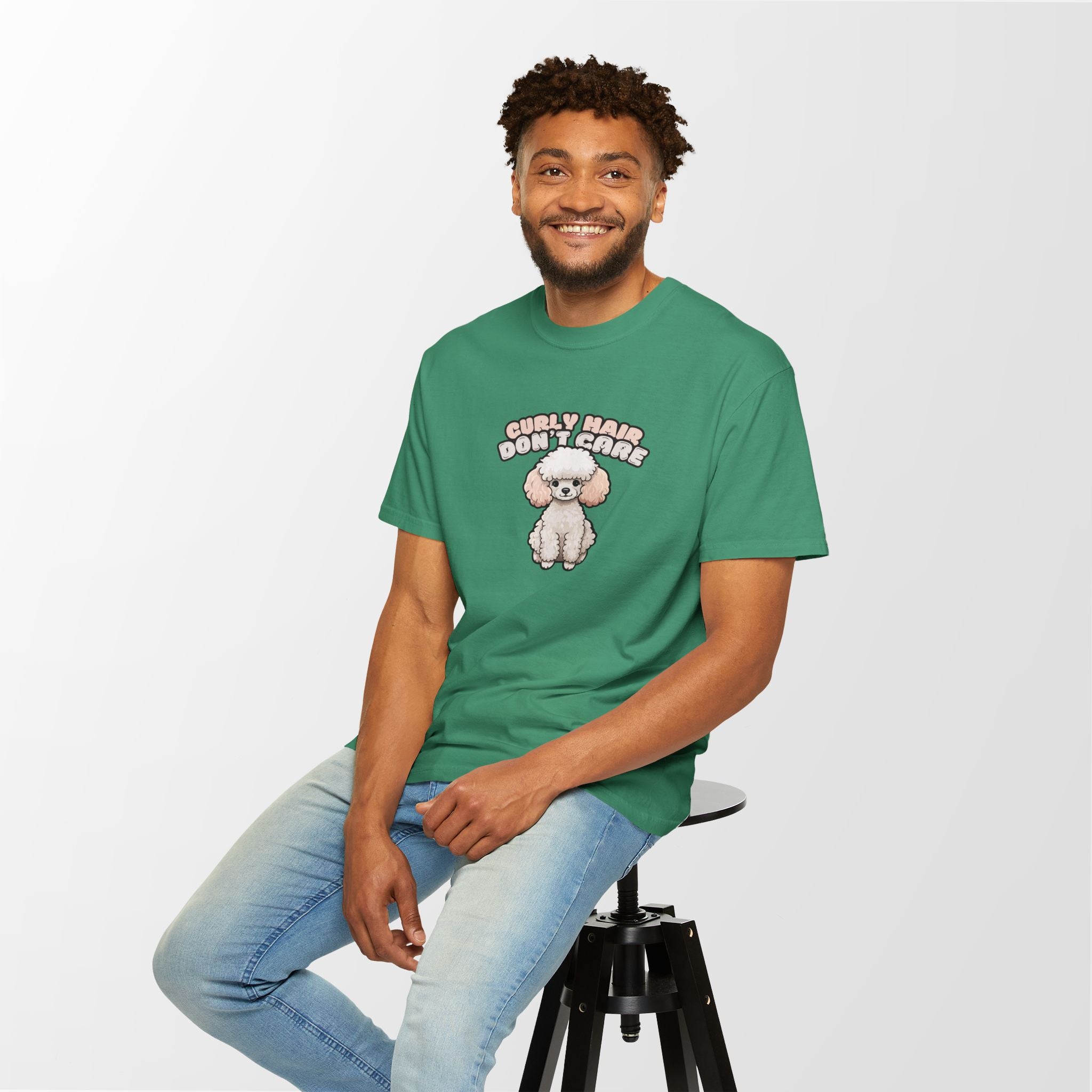 Curly Hair Don’t Care – Poodle Signature Shirt - FTLD