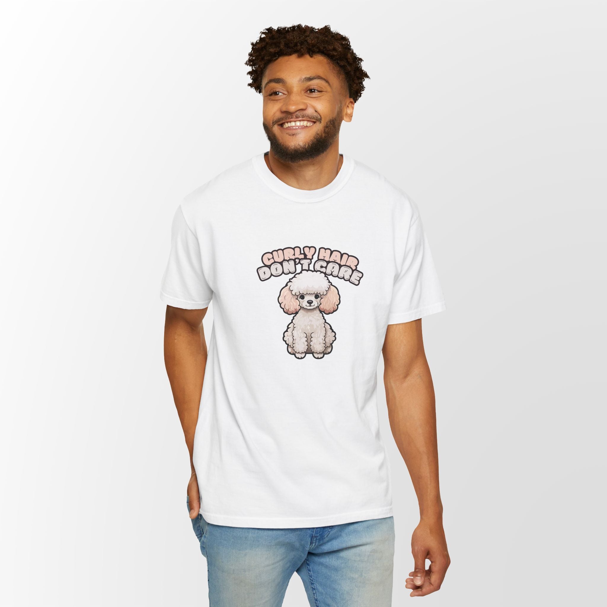 Curly Hair Don’t Care – Poodle Signature Shirt - FTLD