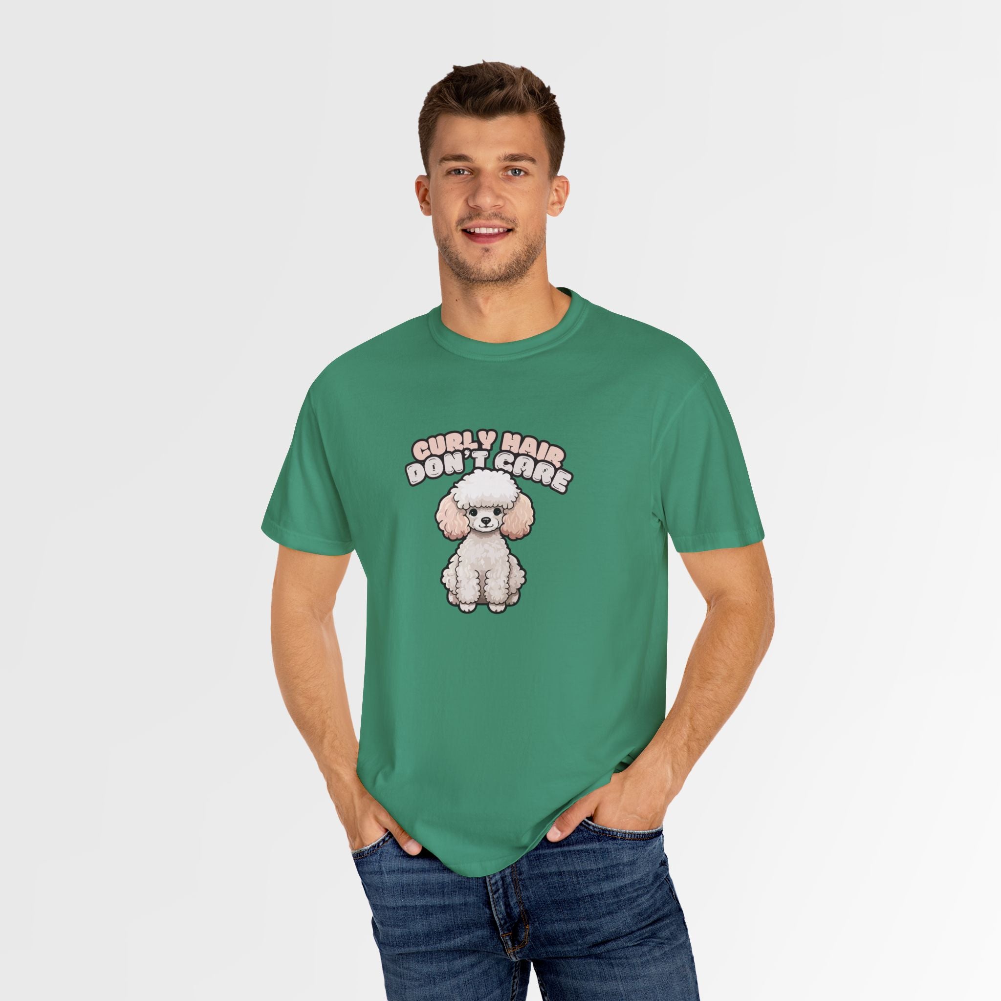 Curly Hair Don’t Care – Poodle Signature Shirt - FTLD