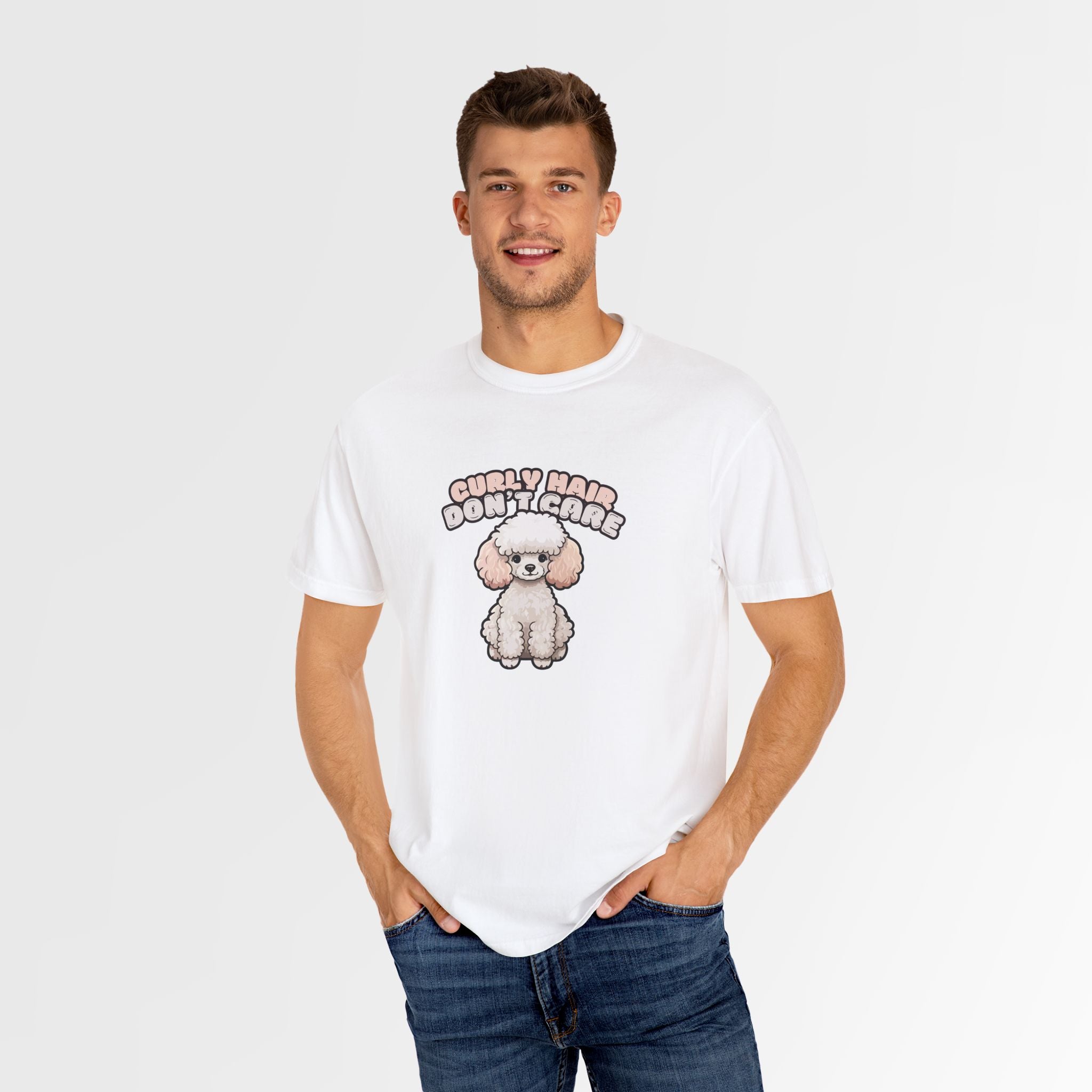 Curly Hair Don’t Care – Poodle Signature Shirt - FTLD
