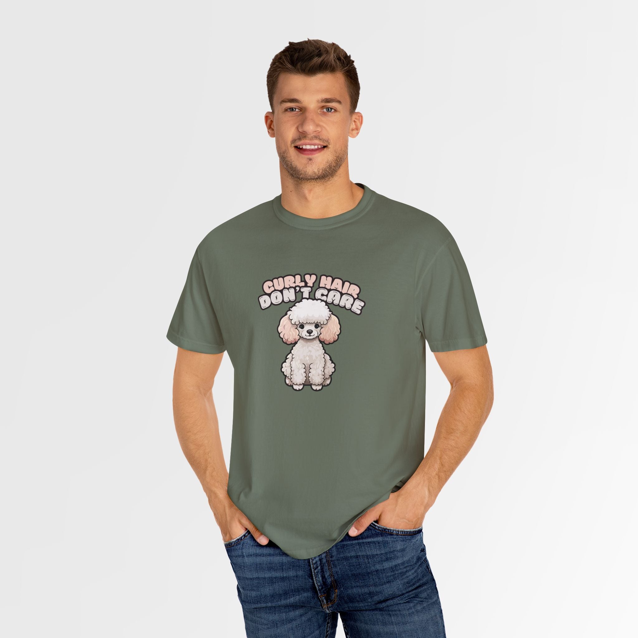 Curly Hair Don’t Care – Poodle Signature Shirt - FTLD