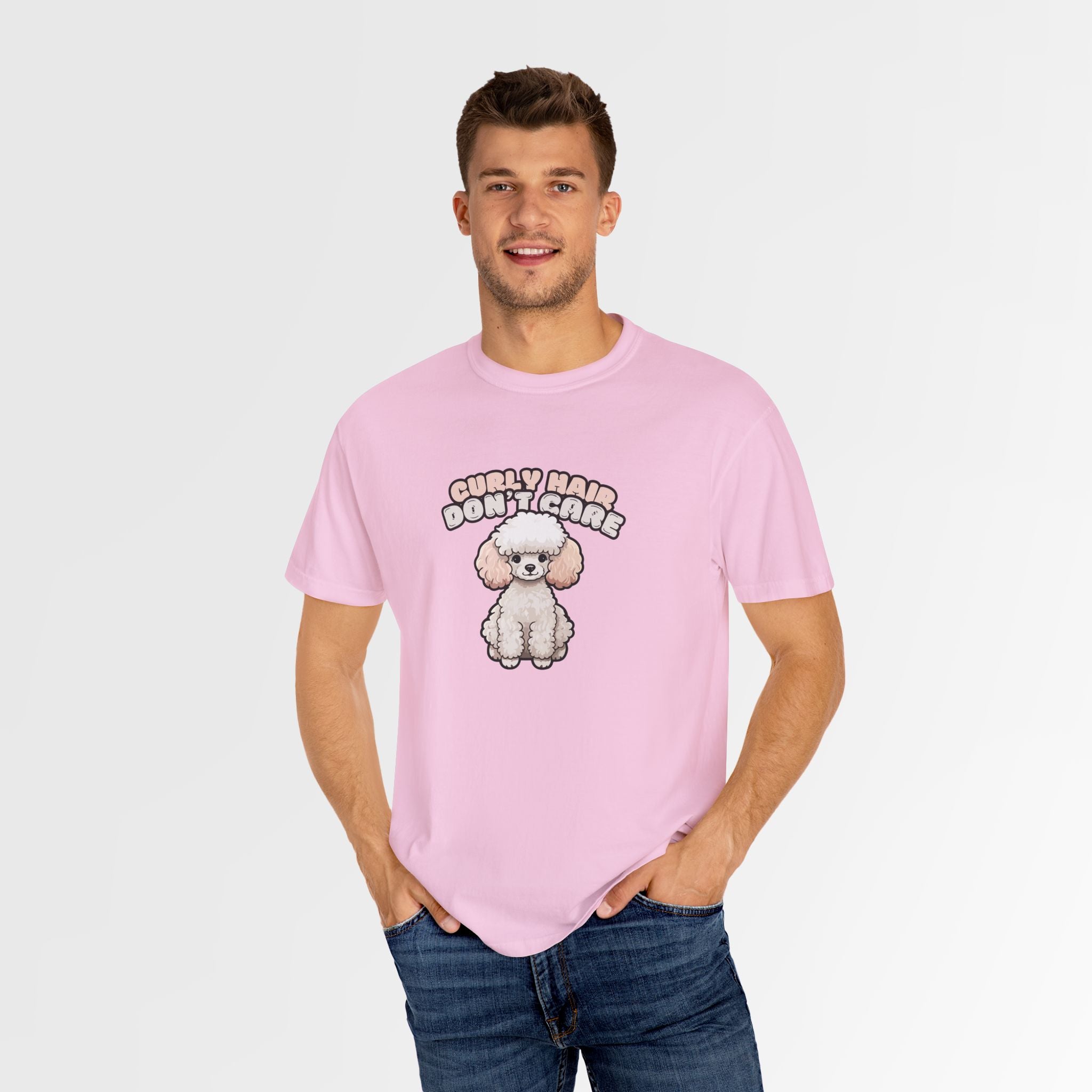 Curly Hair Don’t Care – Poodle Signature Shirt - FTLD