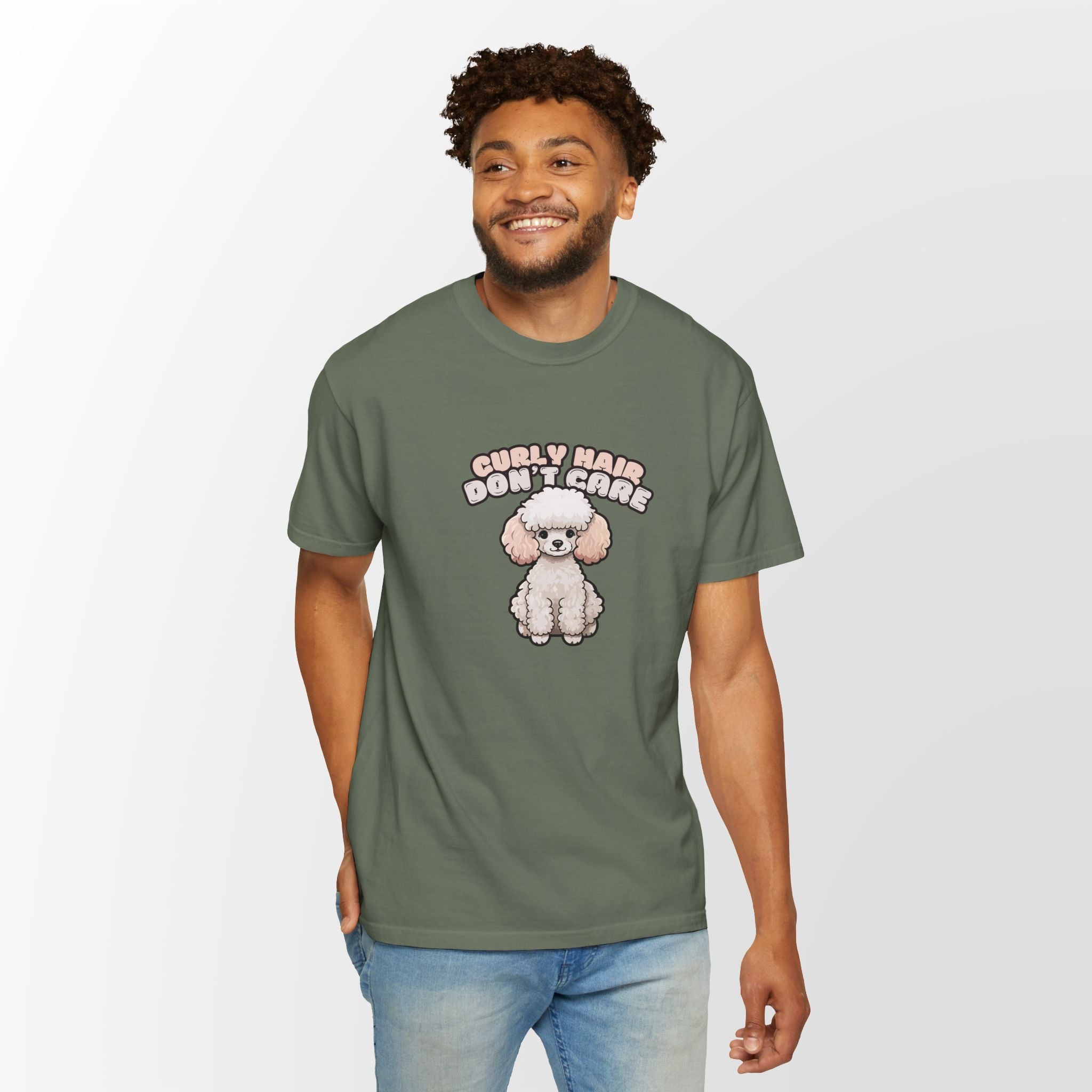 Curly Hair Don’t Care – Poodle Signature Shirt - FTLD
