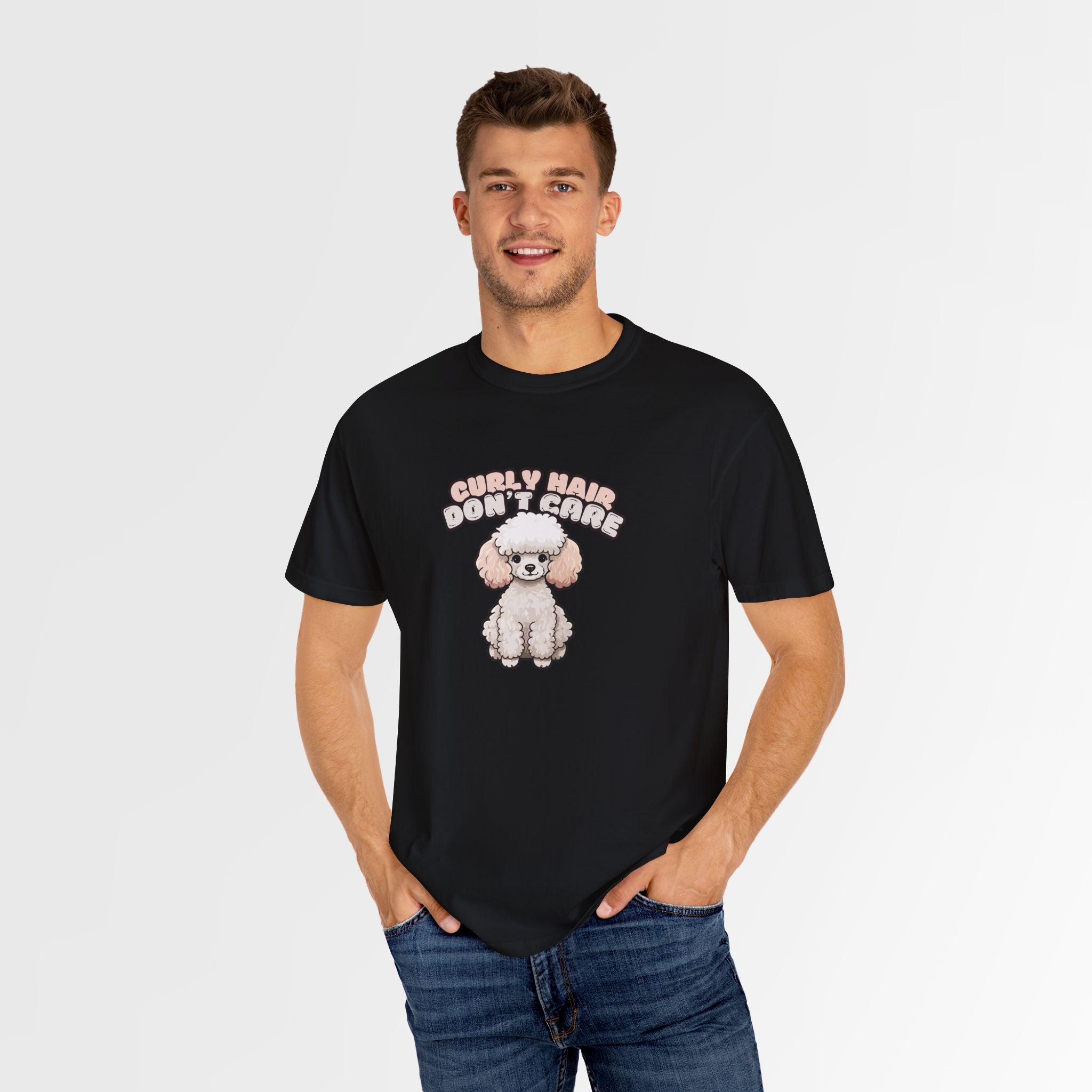 Curly Hair Don’t Care – Poodle Signature Shirt - FTLD